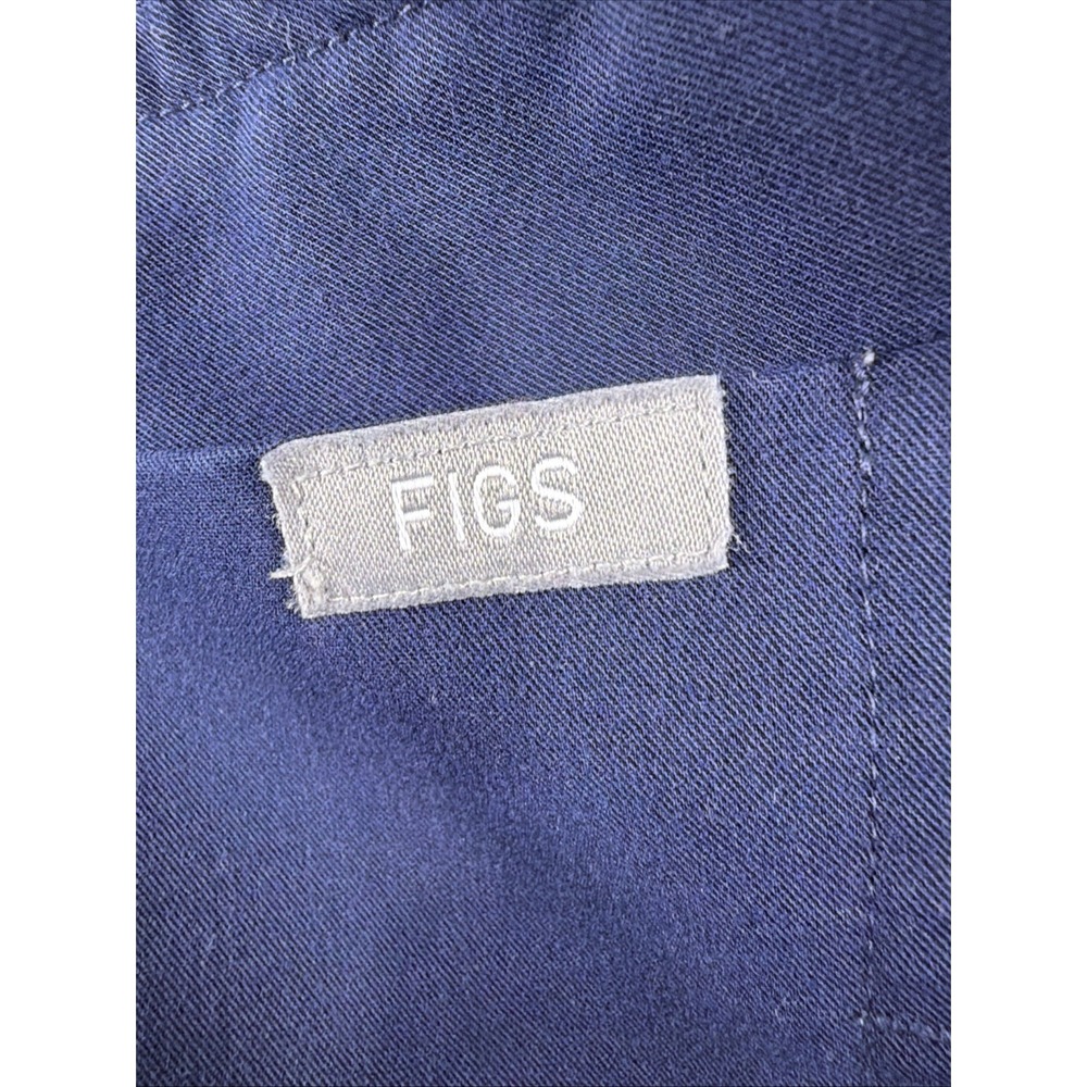FIGS Zamora Navy Blue Jogger Scrub Pants Women Style W18SW2005 Size Medium - Picture 11 of 11